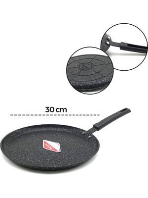 Burada Bulabilirsin 30CM Döküm Krep Tava