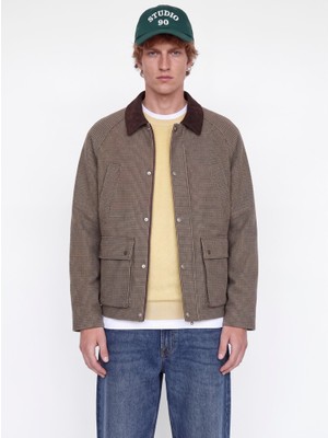 Jack & Jones Jack Jones Jorsalamanco Barn Jacket Erkek Kahverengi Ceket 12300436-15