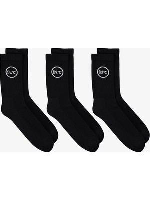 UNITED4 Classic Unisex Siyah Çorap.SSSN