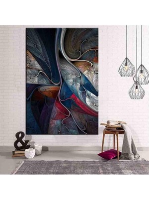 Vera Concept Store Sanatsal Siluet Kanvas Tablo, 60 x 120 Cm, Çeşitli Renkler, Çerçevesiz