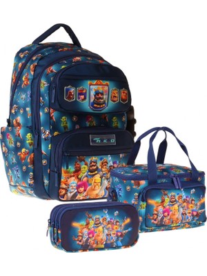 Vera Concept Store Kids Boom(Lacivert Renk) Erkek Çocuk Üçlü Ilkokul Okul Çantası Seti/takımı - SETKK-L5419A