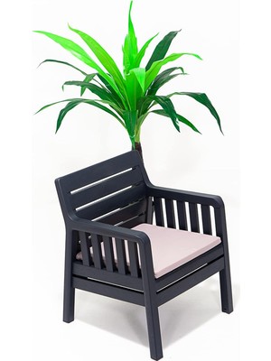 Vera Concept Store Lara Tekli 1 Kişilik Koltuk Balkon&teras Bahçe Koltuk/antrasit