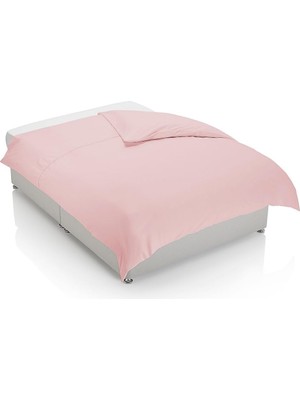 Vera Concept Store Mer-Tim Pamuklu Ranforce Çift Kişilik 200X220 Nevresim Yorgan Kılıfı - Pembe