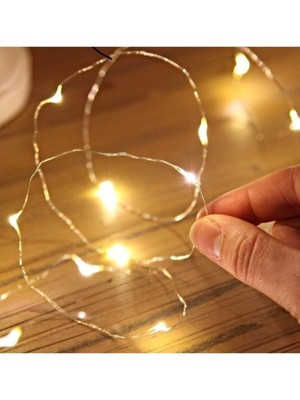 Vera Concept Store Peri LED Işık Seti, 1 Metre, 10 Adet, Toplam 10 Metre, Beyaz