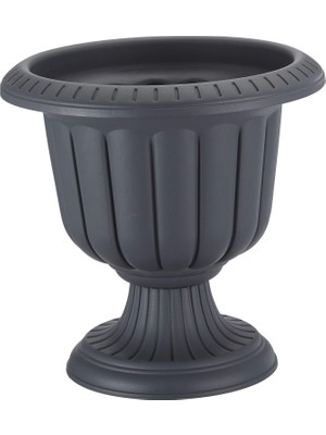 Vera Concept Store Nergis Saksı 3,4 Litre Plastik Ayaklı Çiçek Saksısı Kaktüs Saksı
