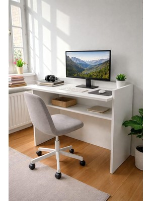 Vera Concept Store Çalışma Masası Bilgisayar Masası Ofis Ders Yemek Masası Beyaz