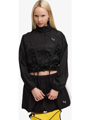 Puma Dare To Oversized Woven Kadın Siyah Ceket.01