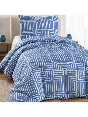 Stilera Geola Nevresim Seti Mavi 160X220 Tek Kişilik