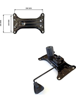 Ofis Büro Çalışma Koltuğu Için Tek Kol Metal Şase Mekanizma (15X25CM) Yedek Parça