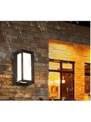 Bahçe Aydınlatması LED Işık 25CM 12W Beyaz Işık 6500K Zita Ultra Bahçe Duvar Aplik Su Geçirmez