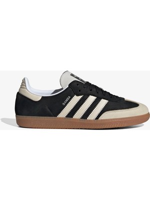 adidas Samba OG Kadın Krem/Siyah Spor Ayakkabı.-