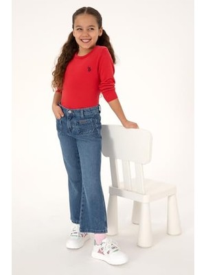 Kız Çocuk Açık Mavi Pantolon (Jean) 50317882-DN0003