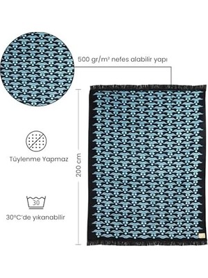 Prime Osmanlı Tek Kişilik Battaniye 150 x 200 cm