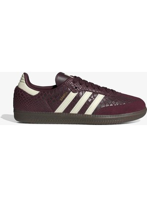 Adidas Samba Og Kadın Bordo Spor Ayakkabı.-