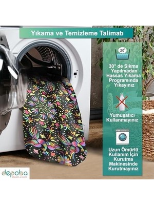 Prime Zunar Kadife Kaymaz Pamuk Tabanlı Yıkanabilir Antibakteriyel Yuvarlak Salon Halısı 120X120