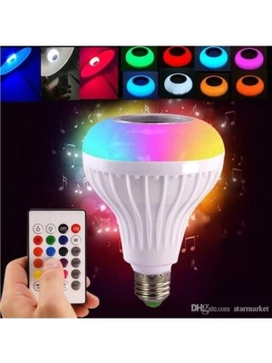 Prime Bluetoothlu LED Ampul Hoparlör Mp3çalar Renkli LED Disko Ampul