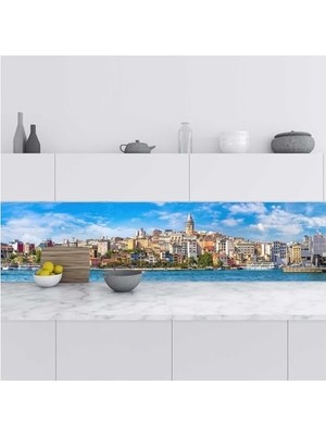 Prime Mutfak Tezgah Arası Folyo Kaplama Folyosu Istanbul Galata 60X100 cm