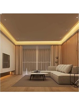 Prime 25 Metre Şerit LED Günışığı Renk + 12V 33 Amper 400 Watt LED Trafo - 3 Dirençli Double Pcb - Oturma Odası, Yatak Odası ve Mutfak Için Gizli Aydı