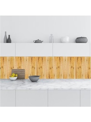 Prime Mutfak Tezgah Arası Folyo Kaplama Folyosu Bej Ahşap 60X300 cm