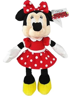 KSB Store 3414 Peluş Minnie  Kırmızı Elbiseli 25 cm -Sunman