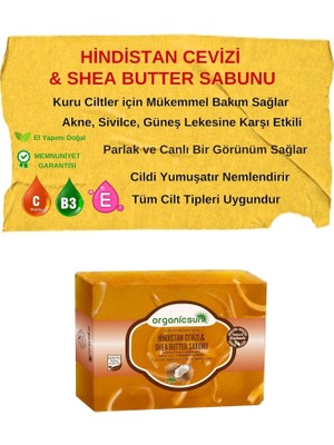 Prime Doğal Hindistan Cevizi & Shea Butter Sabunu 140 gr 1 Adet Tüm Cilt Tipleri Için Besleyici ve Onarıcı Etkili