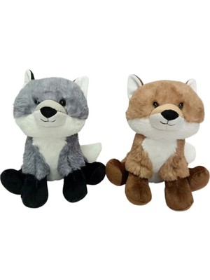 KSB Store PB31563-23 Peluş Oturan Tilki 23 cm