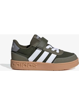 Adidas Breakbase Çocuk Yeşil Spor Ayakkabı.-