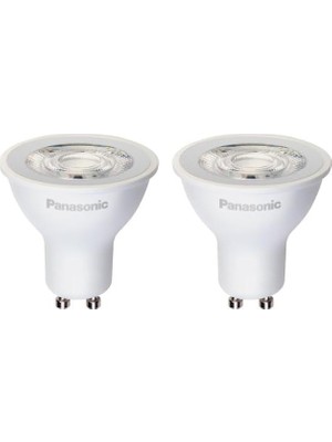 Prime LED GU10, Sıcak Beyaz Işık 6W 420LM 3000K (2 Paketi)