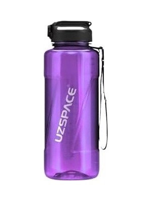1500ML Pipetli Ölçü Skalalı Şeffaf Gövde Tritan Su Matarası