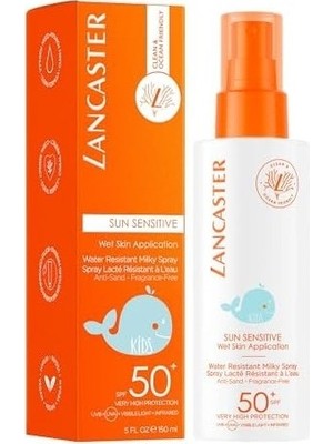 Prime Lancaster Sun Sensitive Kids Water Resistant Milky Spf 50+ 150 ml Çocuk Güneş Sütü Spreyi