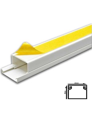 Dolozena Kablo Kanalı 40X25 2mt Yapışkanlı