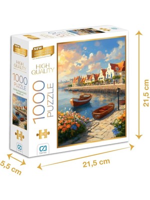 Prime Gölde Akşamüstü 1000 Parça 2,2mm Kalınlık 48X68CM Profesyonel Hobi Puzzle Yapboz Serisi