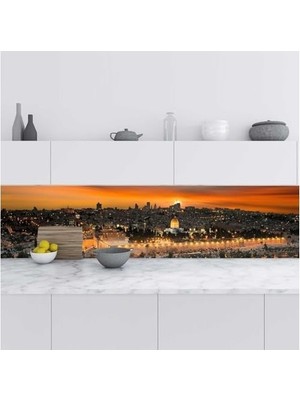 Prime Mutfak Tezgah Arası Folyo Kaplama Folyosu Kudüs 60X500 cm