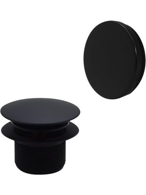 Prime Westbrass D593ARK-62 Tesisatçı Paketi Banyo Atık Grubu Uç Burunlu Tahliye Tapası, Mat Siyah