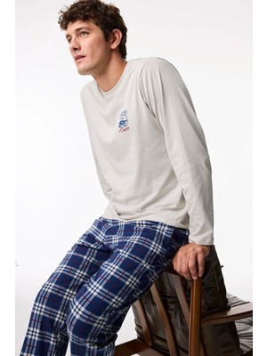 Penti Erkek Analog Mood Pantolon Uzun Kollu Pijama Takımı