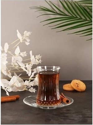 Prime Çay Bardağı Çay Takımı Seti 12 Parça Çay Seti 6 Kişilik FAYA00000802