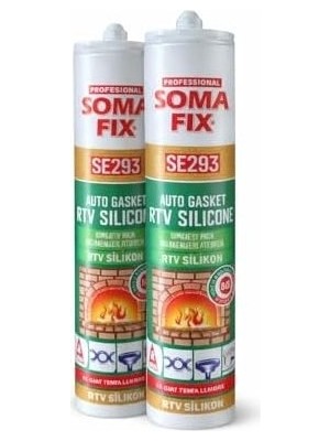 Prime SE293 Kırmızı Rtv Silikon 280 gr – Yüksek Dayanıklı, Conta ve Sızdırmazlık Silikonu