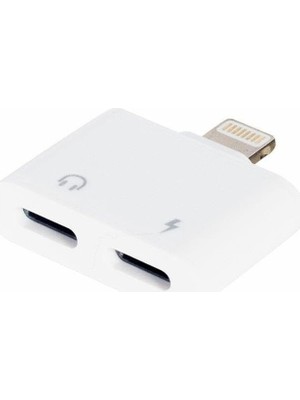 Prime Şarj ve Kulaklik Çoklayici Çevi̇ri̇ci̇ Adaptör Lightning To 2 x Type-C