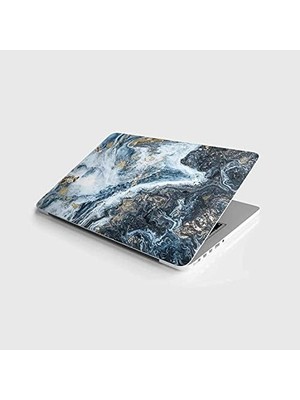 Prime Laptop Notebook Pc Kaplama Etiketi Soyut Mermer Doku