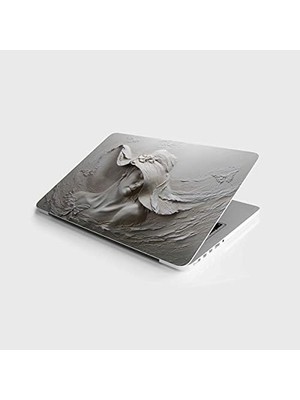 Prime Laptop Bilgisayar Notebook Pc Kaplama Etiketi Şapkalı Kadın