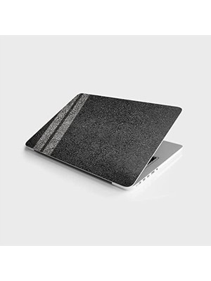 Prime Laptop Bilgisayar Notebook Pc Kaplama Etiketi Asfalt Doku
