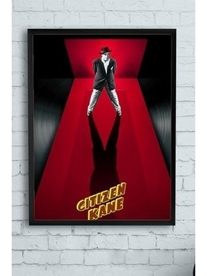 (PSTER10558) Citizen Kane Film Afişi Çerçeveli Tablo 2 (40X50CM)
