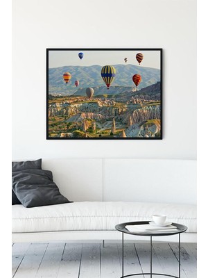 (PSTER13620) Kapadokya Manzara Çerçeveli Tablo (40X50CM)