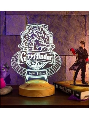 Potter Hogwarts Hediyesi, Potter, Hogwarts Hediyesi 3D LED Lamba