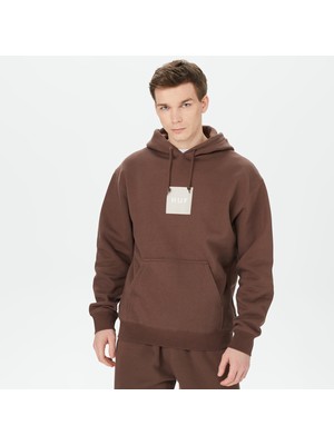Huf Set Box Erkek Kahverengi Hoodie