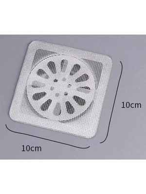 10 Tane, Banyo Gider Süzgeci, Paslanmaz Lavobo Süzgeci, Gider Kapağı, Sinekli, Böcek Önleyici