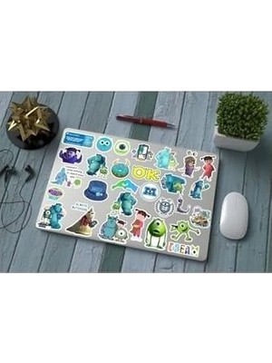 Monsters, Inc. Paketi/bullet Journal Defter Çıkartma Ajanda Laptop Etiket, 18579823749012375