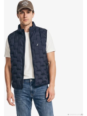 Nautica Regular Fit Erkek Lacivert Yelek