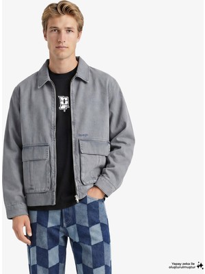 Huf Pacific Work Erkek Mavi Ceket