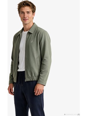 Nautica Regular Fit Erkek Haki Yelek